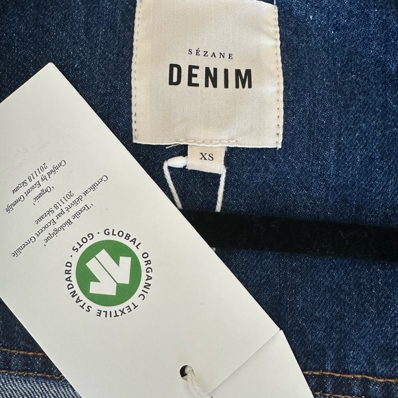 SEZANE DENIM VEST - NWT - Picture 6 of 8